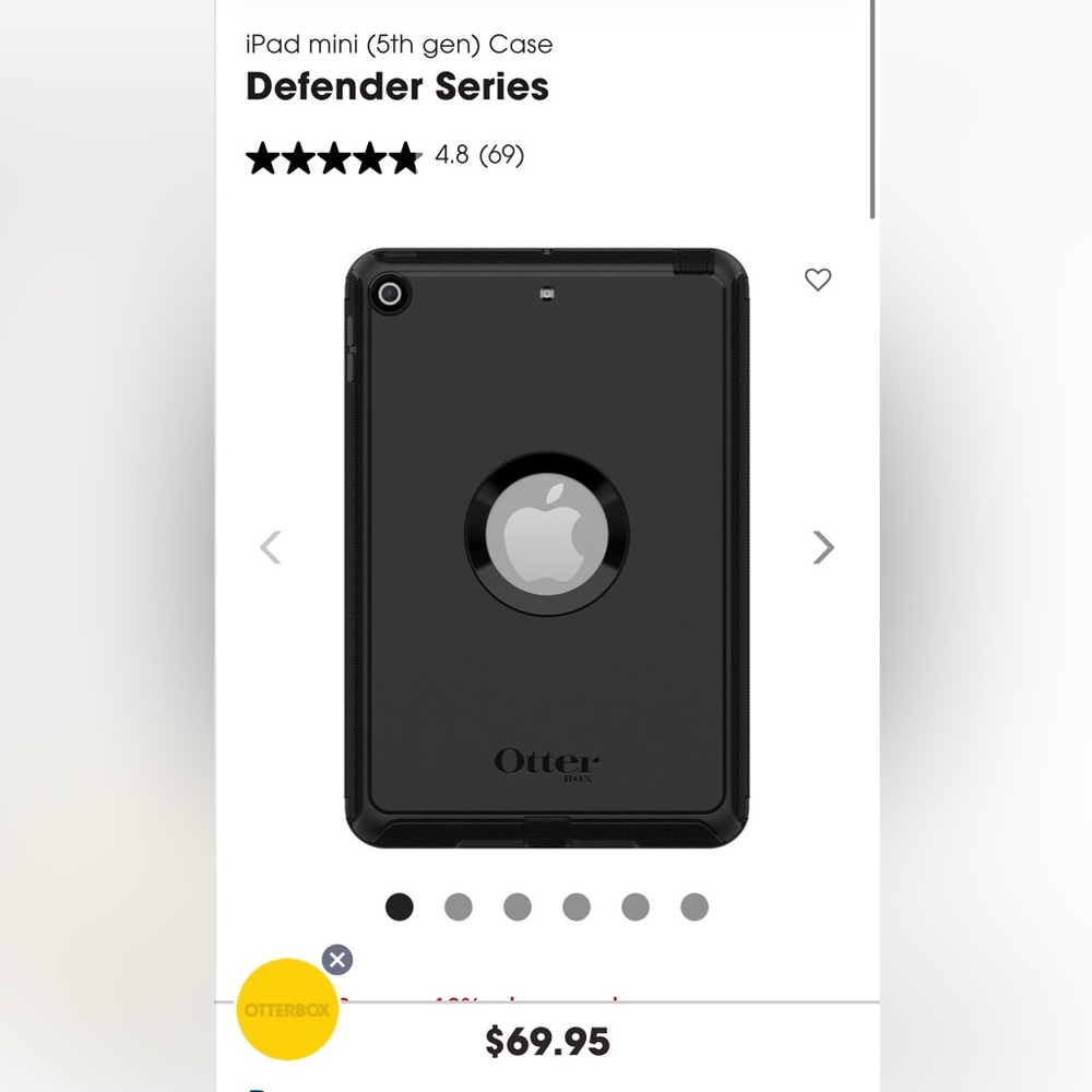 BRAND NEW IN BOX - Otterbox Defender case iPad mini (5th generation)